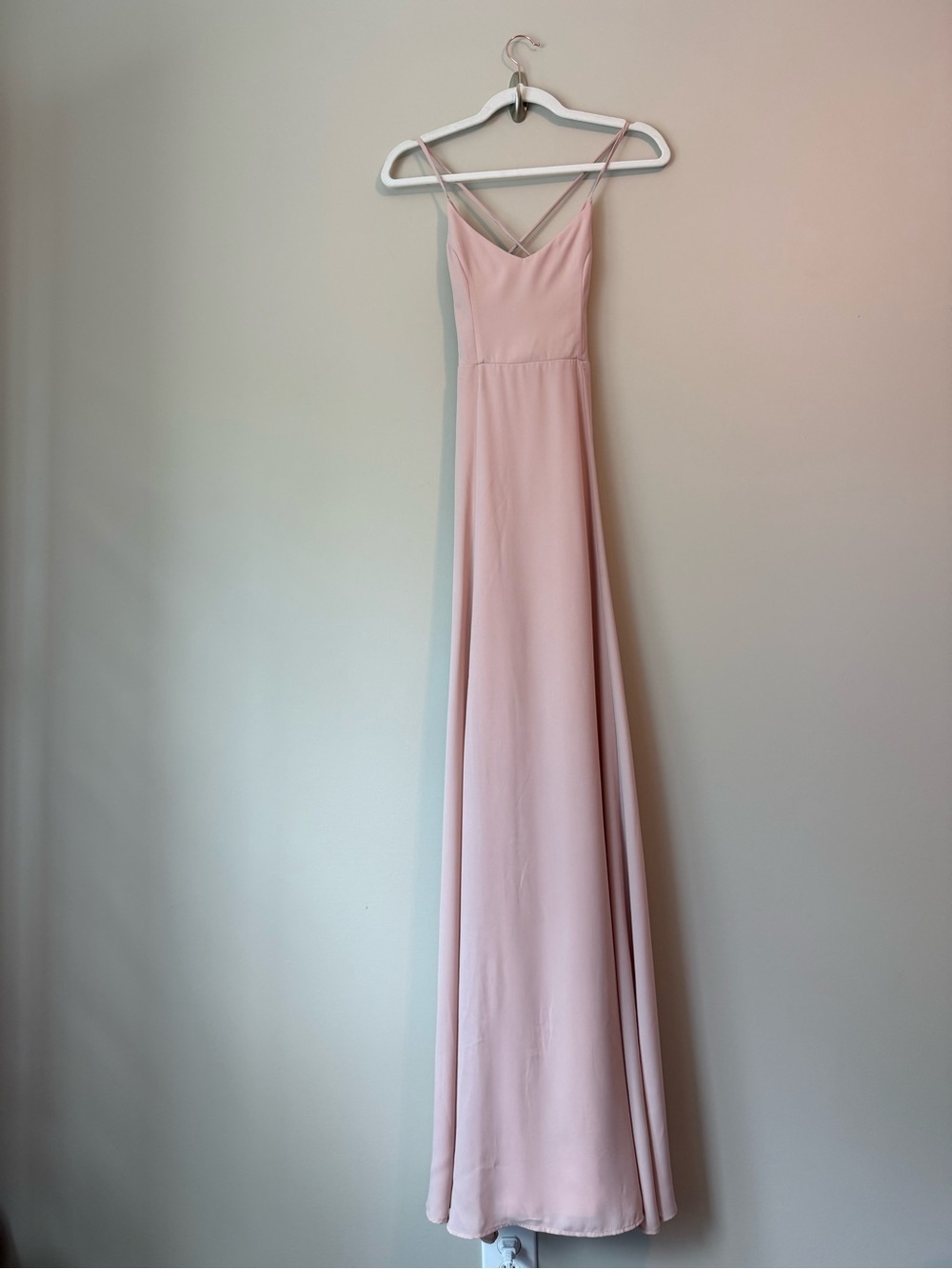 Show Me Your Mumu Godshaw Goddess Gown Blush Pink Maxi Sz M